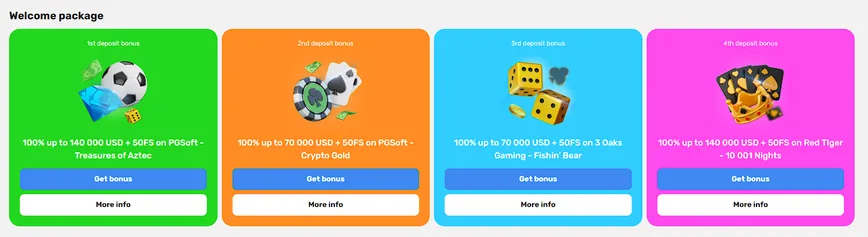 Win Casino Welcome Bonus