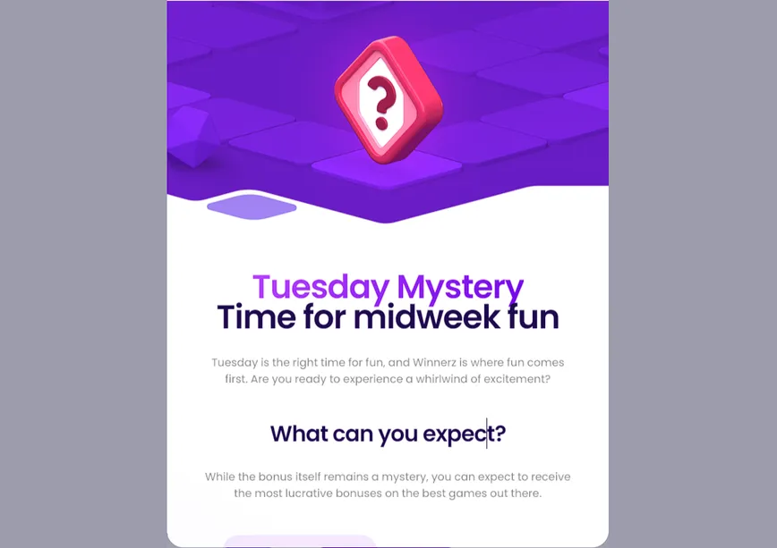 Mystery Bonus at Winnerz Casino