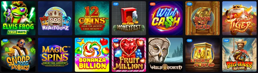 Slot Machines at LuckyVibe