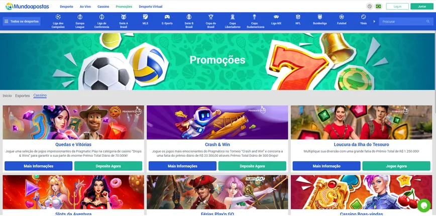 Promotions and Bonuses at Mundoapostas Casino