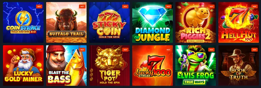 Slot Machines at Golden Star Casino