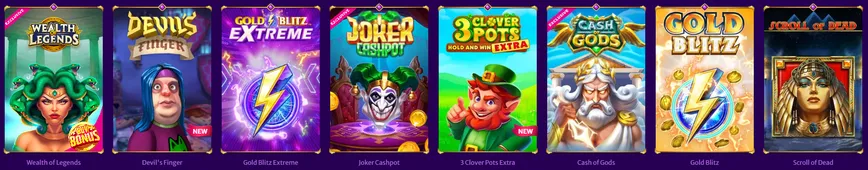 Slot Machines at Midasluck Casino