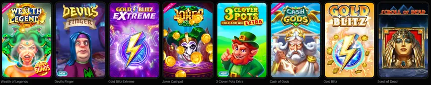 Slot Machines at Revolution Casino