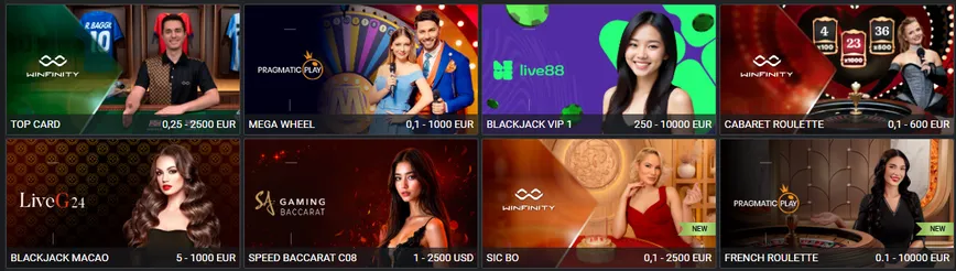 Live Dealer Casino Games