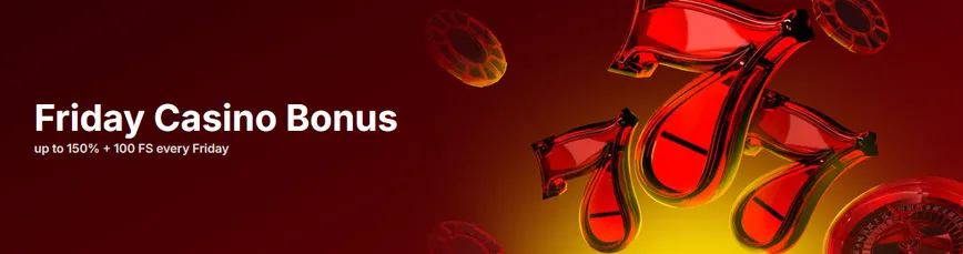 Friday Casino Bonus at FieryPlay Casino