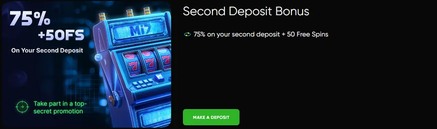 Second Deposit Bonus at Mi7eu.bet 