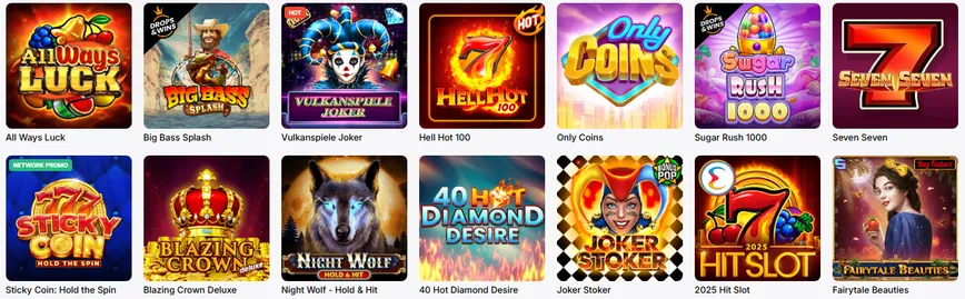 Slot Machines at VulkanSpiele