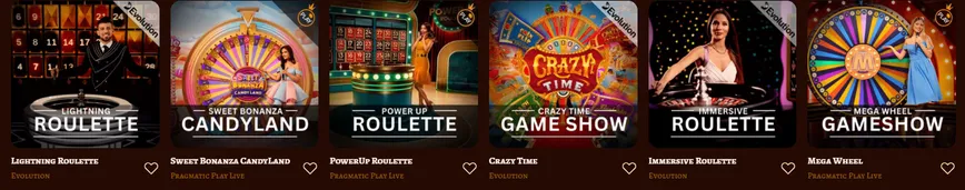 Live Dealer Casino Games at Playjonny Casino
