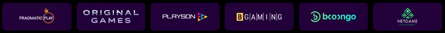 Software Providers at Spinmama Casino 