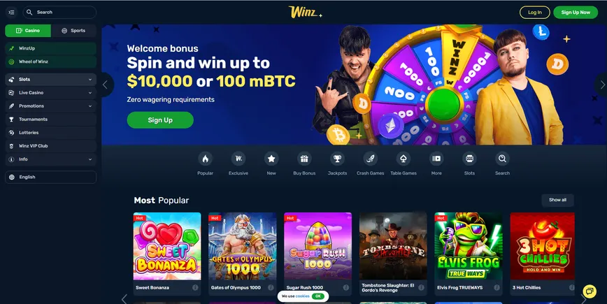 About at Winz Casino