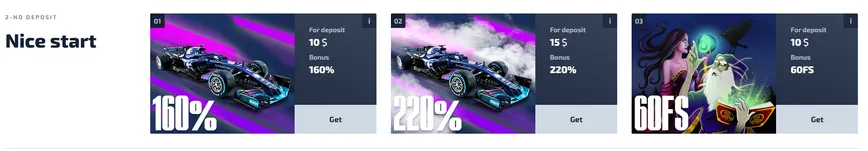 Second deposit Bonus at Fast One Casino