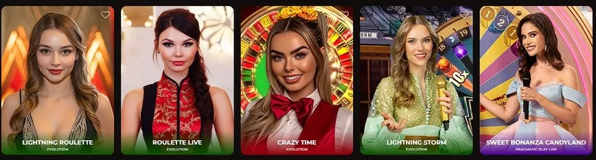 Live Dealer Casino Games at Vincispin Casino