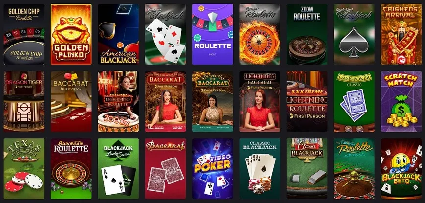 Juegos de mesa en Avo Casino