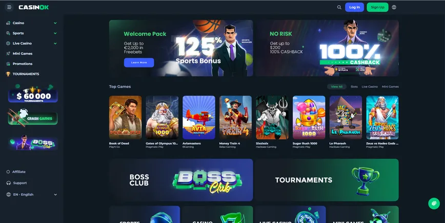 About at Casinok Casino