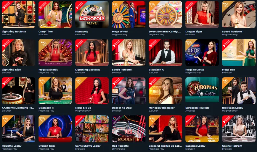 Live Dealer Casino Games