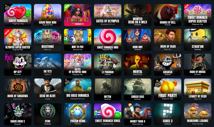 Machines à sous au Casino Casinok