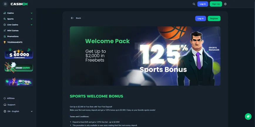 Sports Welcome Bonus