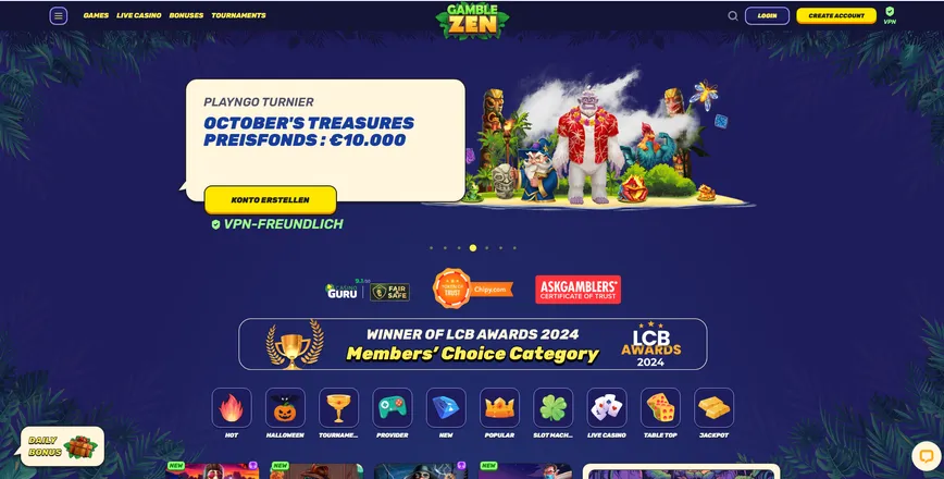 À propos de Gamblezen Casino