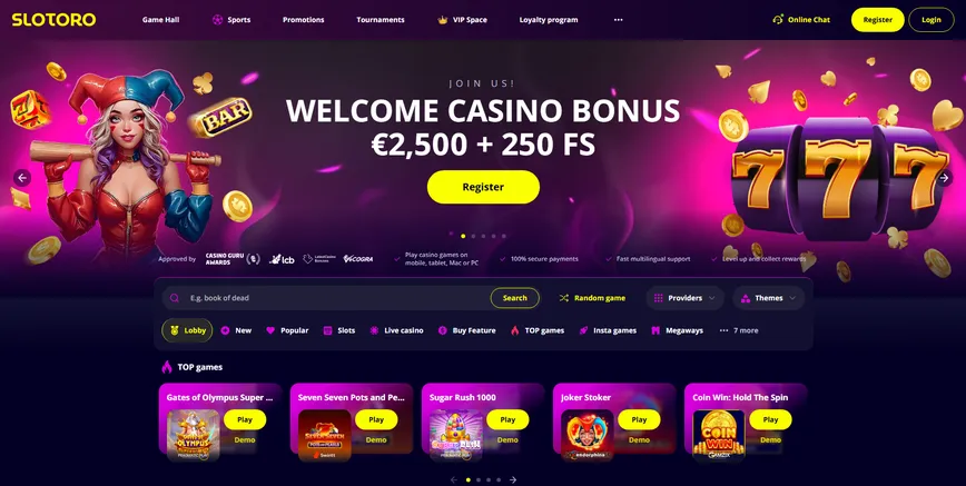 About Slotoro Casino