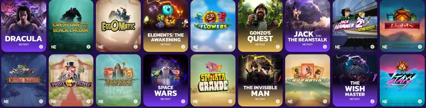 Slot Machines at Bet25 Casino