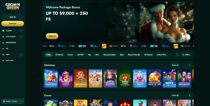 Acerca de Crowngreen Casino