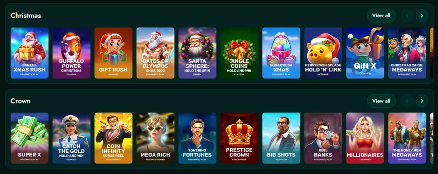 Tragamonedas en Crowngreen Casino