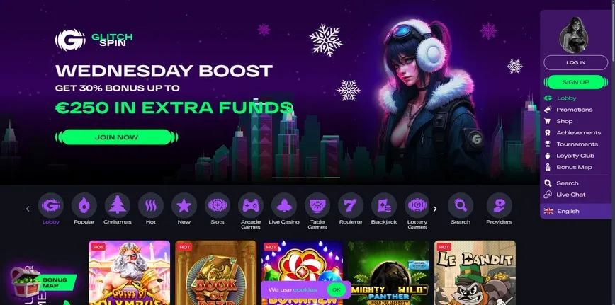 About GlitchSpin Casino