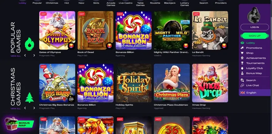 Slot Machines at GlitchSpin Casino