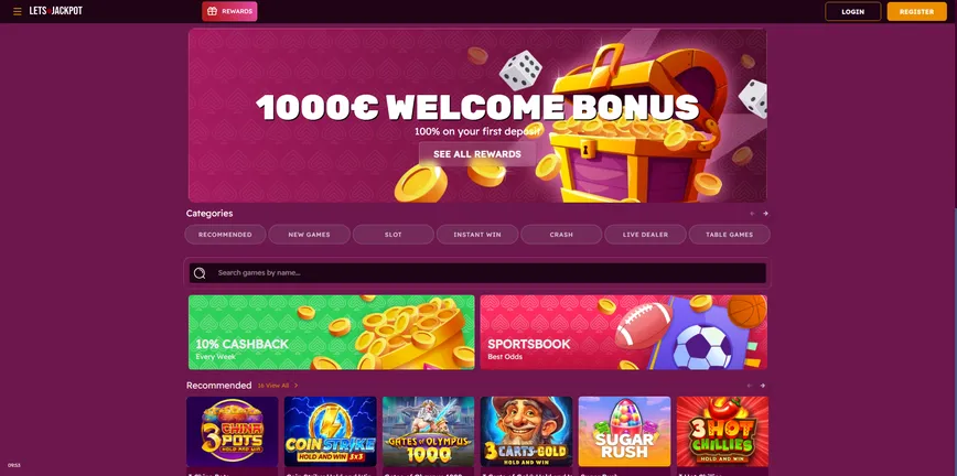 Acerca del Casino LetsJackpot