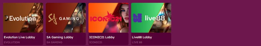 Juegos de casino en vivo