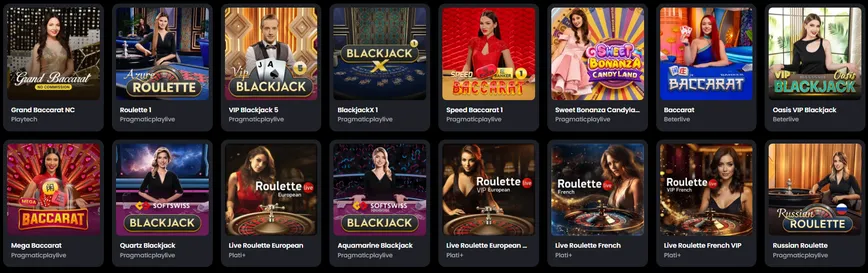 Live Dealer Casino Games