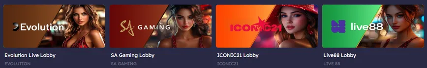 Live Dealer Casino Games at Peaches Casino