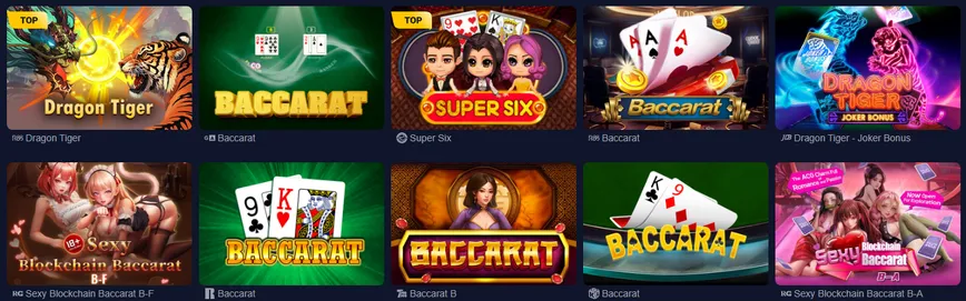 Table Games at Bass Win Casino