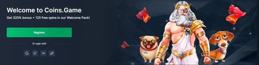 Coins Game Welcome Bonus