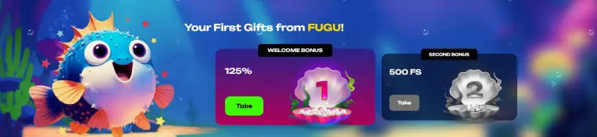 Fugu Casino Welcome Bonus