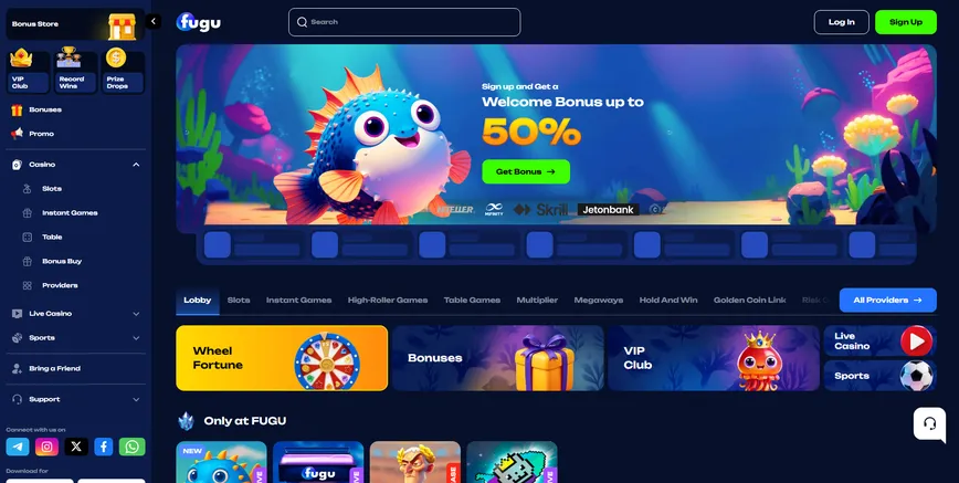 Sobre o Fugu Casino