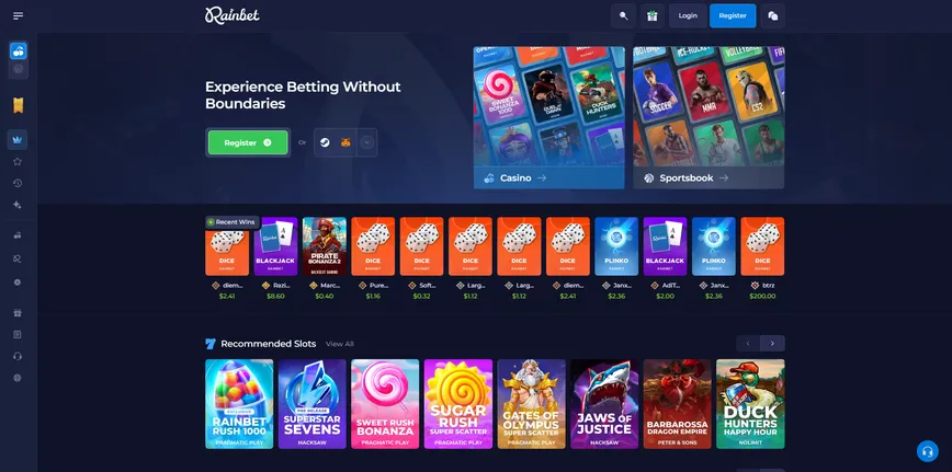 Acerca de Rainbet Casino