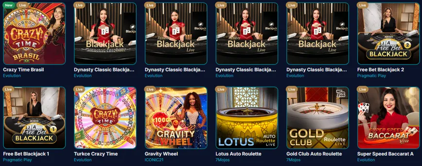Live Dealer Casino Games