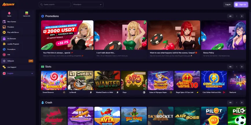 Akibawin_Online_Casino_Home_Page