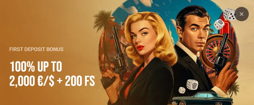 First Deposit Bonus at HollyWin Casino