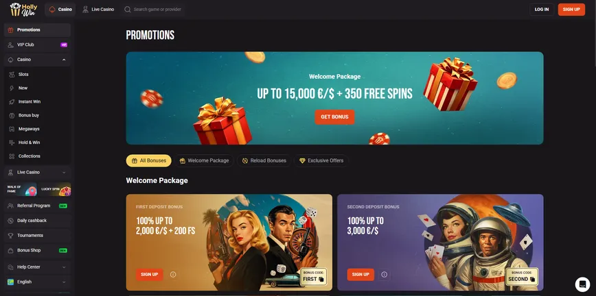 About HollyWin Casino