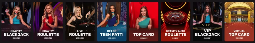 Juegos de casino con crupier en vivo en HollyWin Casino