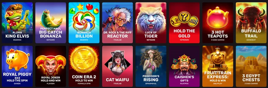 Slot Machines at HollyWin Casino