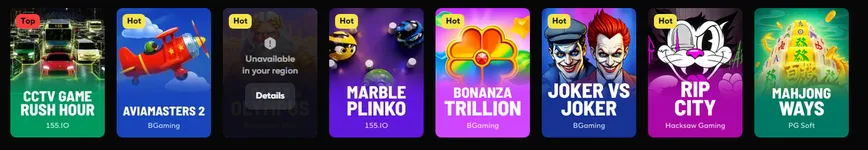 Slot Machines at Qzino Casino