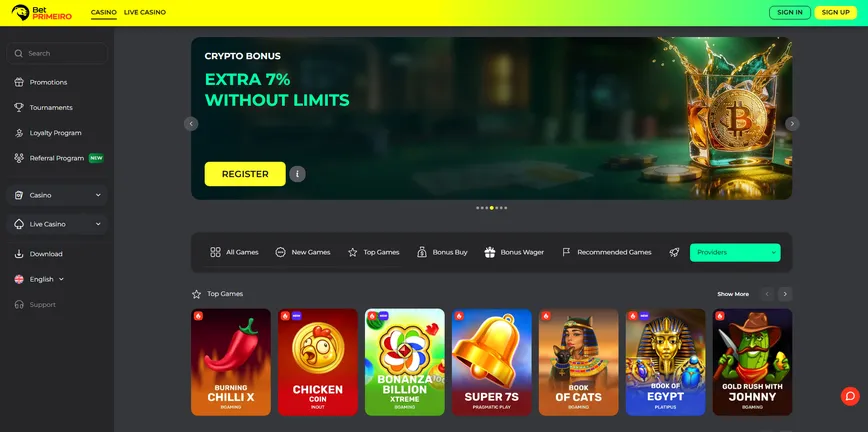 About at Bet Primeiro Casino