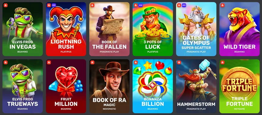 Slot Machines at Bet Primeiro Casino