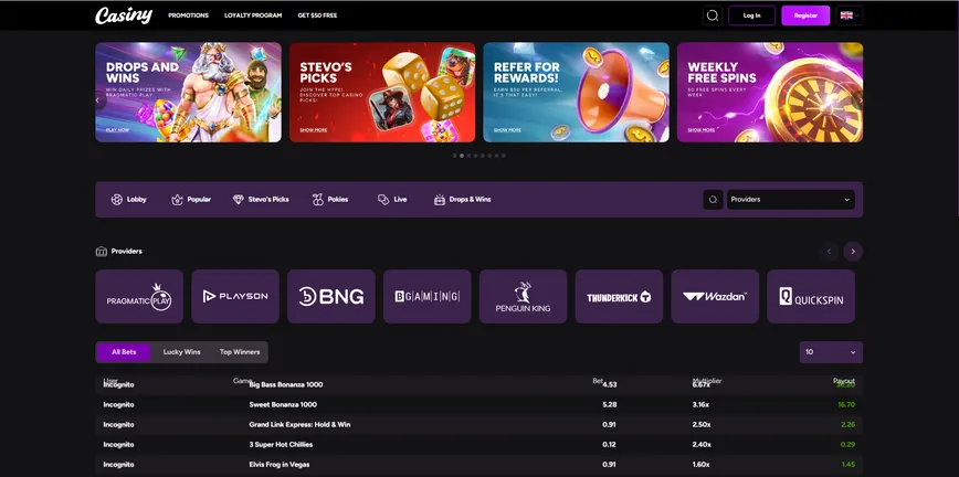 About at Casiny Casino