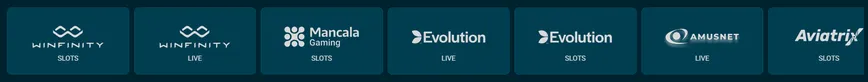 Software Providers at Coldbet Casino