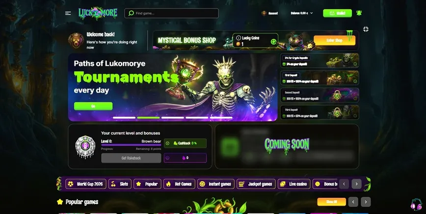 About LuckMore Casino