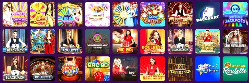 Live Dealer Games at LuckMore Casino
